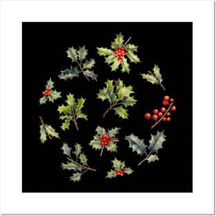 Christmas botany Posters and Art